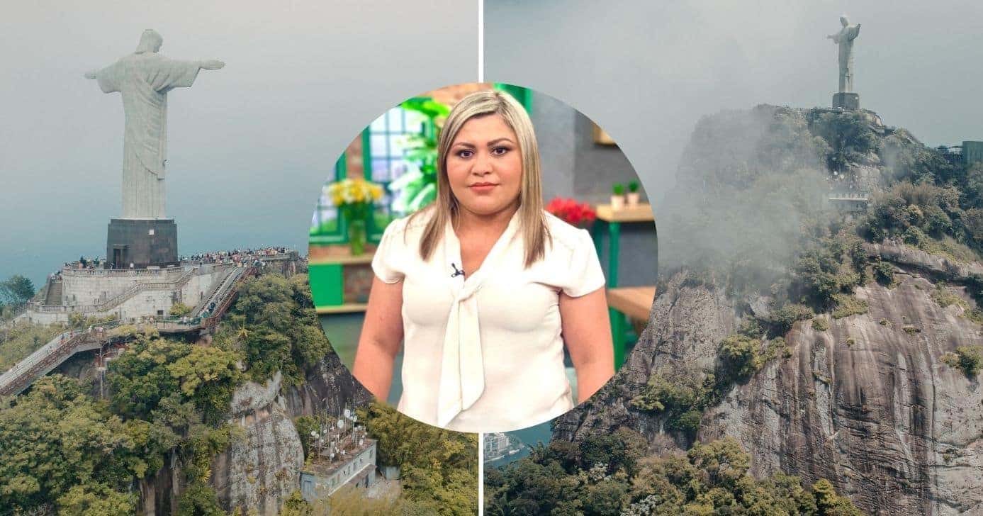 Lene Sensitiva e Cristo Redentor (Foto: Reprodução / TV Gazeta / Canva / Montagem TV Foco)