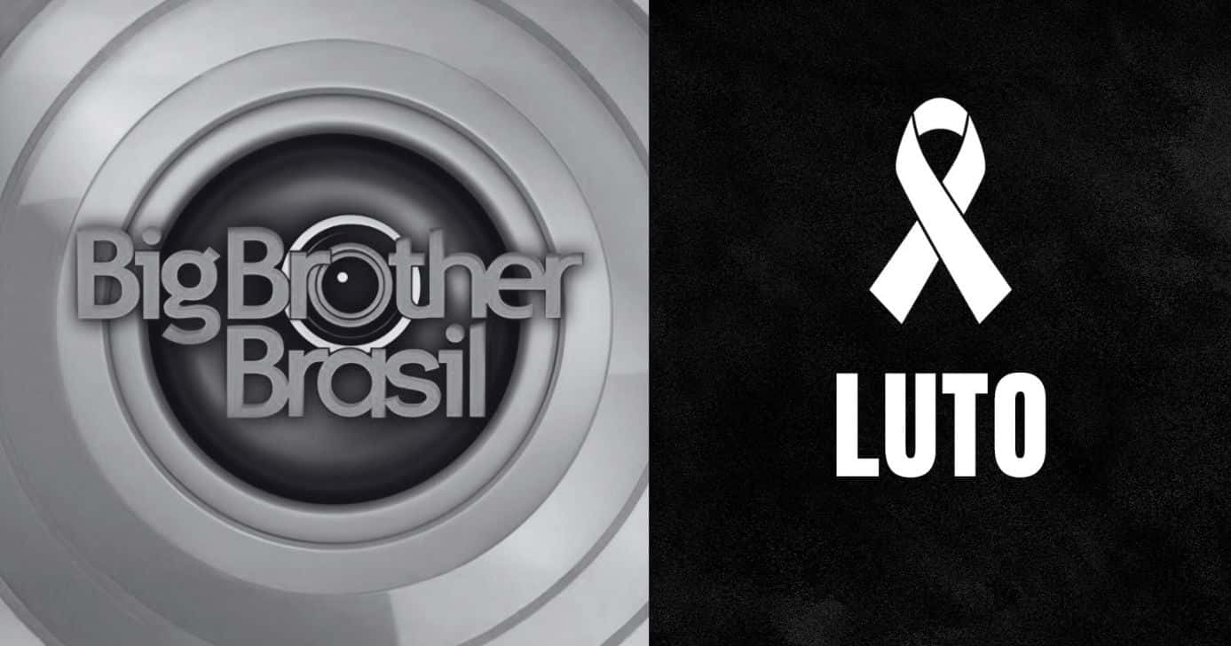 Logo do BBB26 e ilustração de luto (Foto: Reprodução / Globo / Canva)