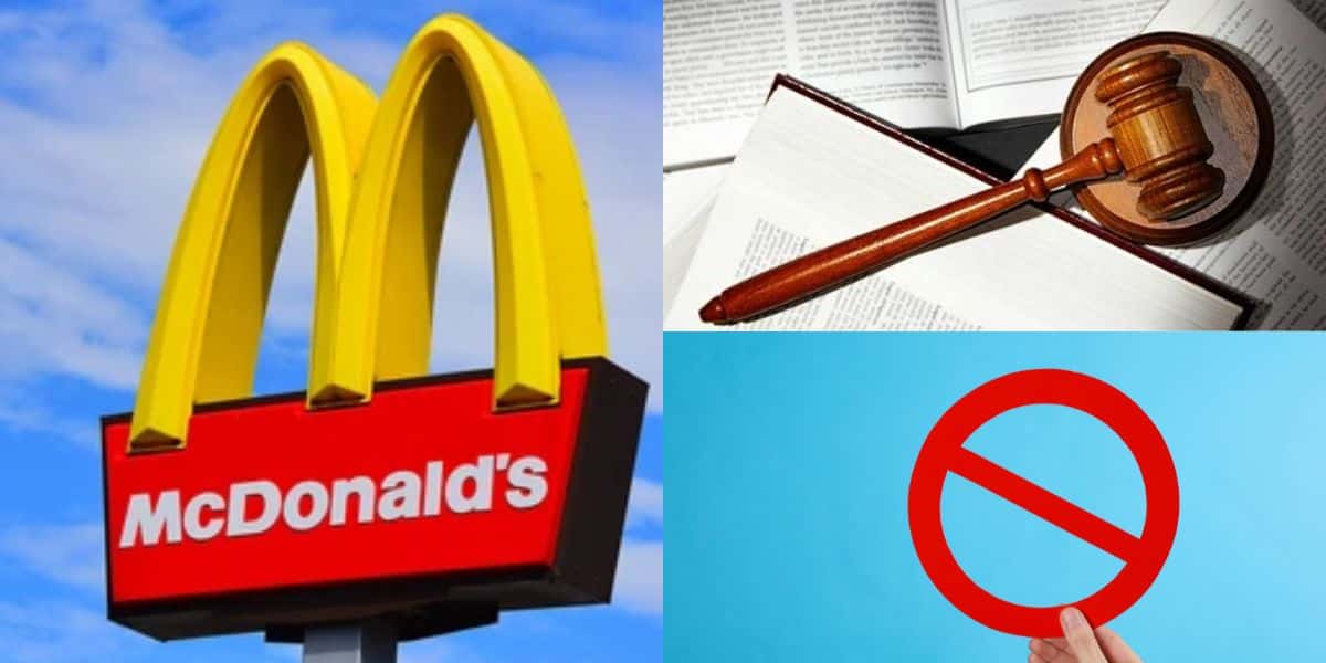 Nova lei com proibição que atinge até o McDonald's em país (Reprodução: Montagem TV Foco)