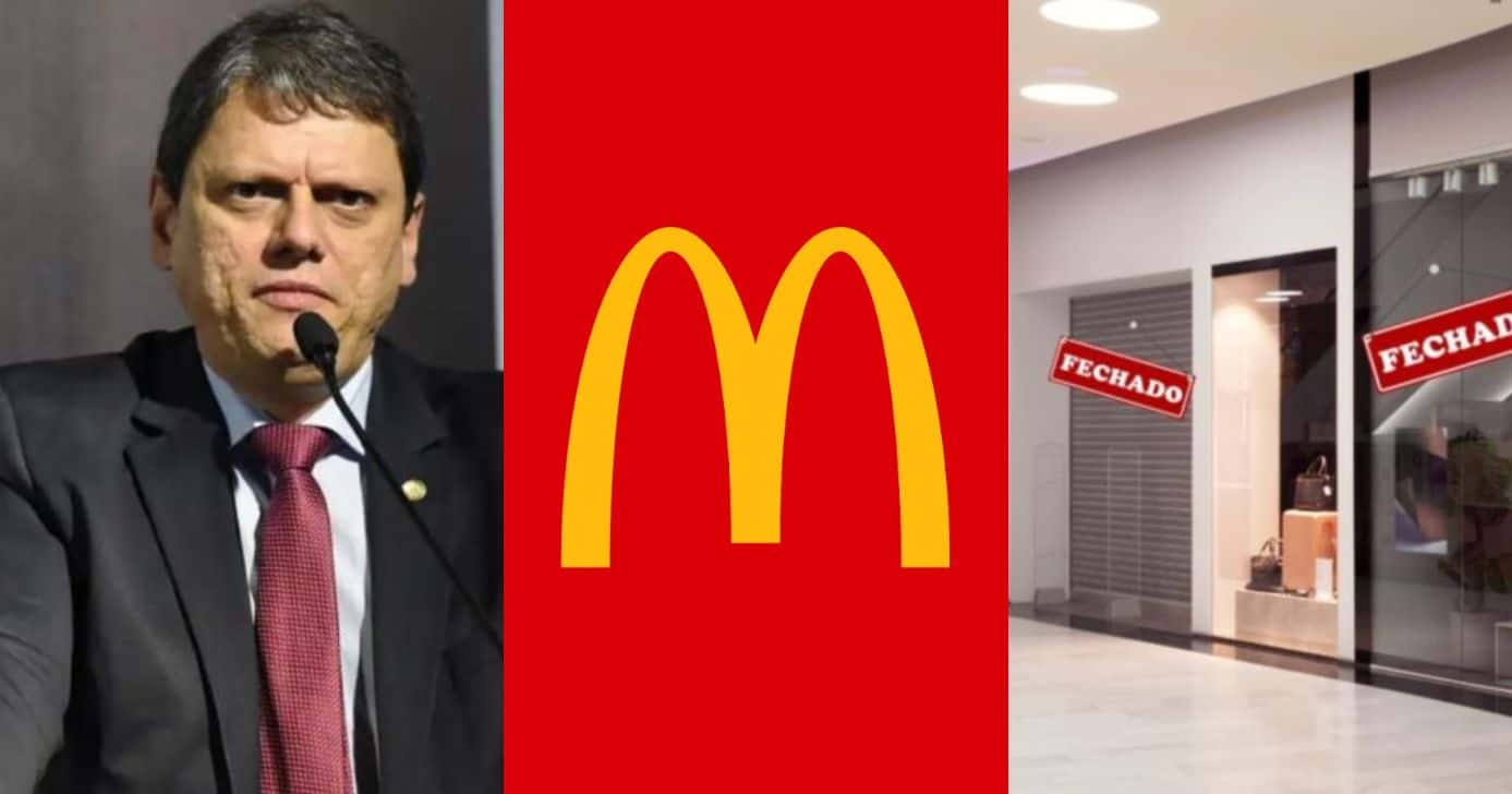 Adeus de McDonald’s, cinema e mais: Fechamento de shopping de SP na era Tarcísio após 30 anos de atividade - Foto: Montagem