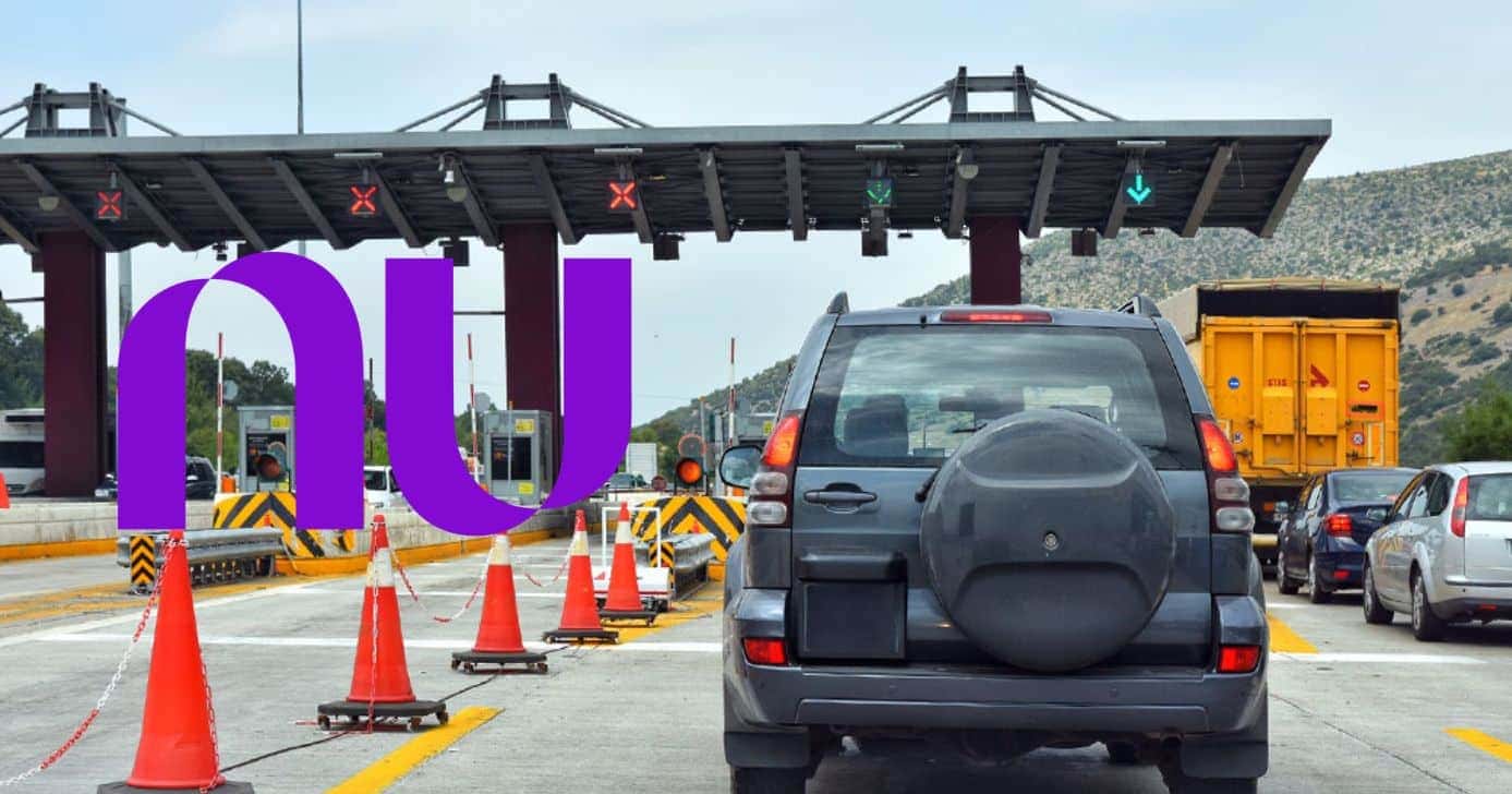Nubank garante benefício para livrar motoristas em pedágios em 2026 (Foto Reprodução/Montagem/TV Foco/Canva/Paola)
