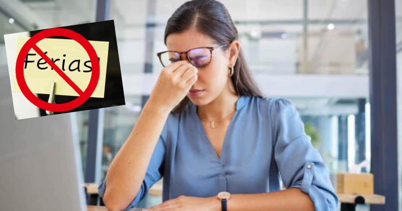 Lei trabalhista informa atitudes que liberam patrões a cancelarem as férias dos CLTs (Foto Reprodução/Montagem/TV Foco/Canva/Paola)