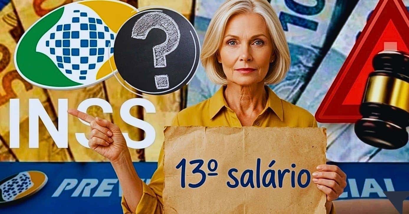 Veja como ficará o 13º do INSS em 2026 (Foto Reprodução/Montagem/Lennita/TV Foco/Canva/GMN)