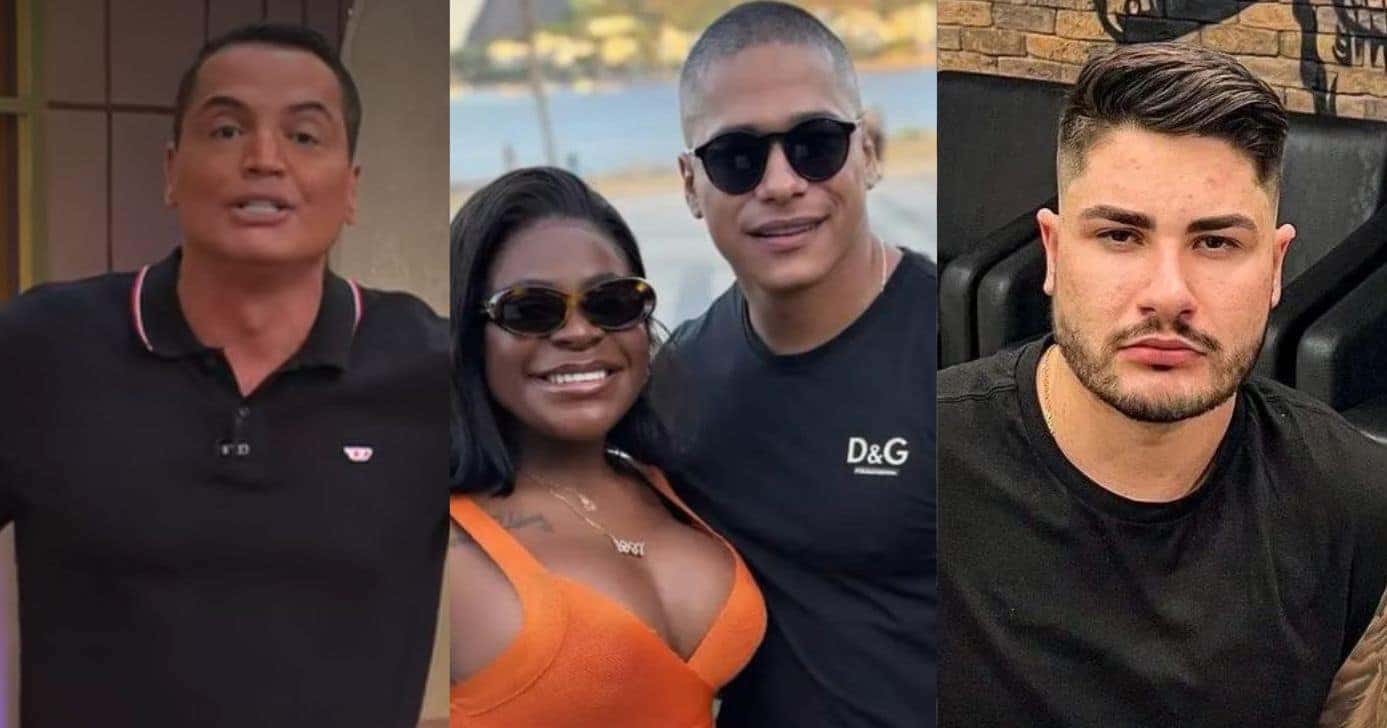 Léo Dias, Jojo Todynho, Thiago Gonçalves e Lucas Souza (Fotos: Reproduções / Band / Instagram)