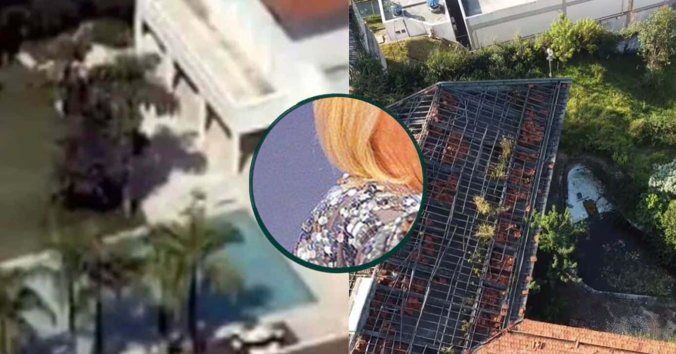 Mansão de Hebe Camargo - Montagem: TV FOCO