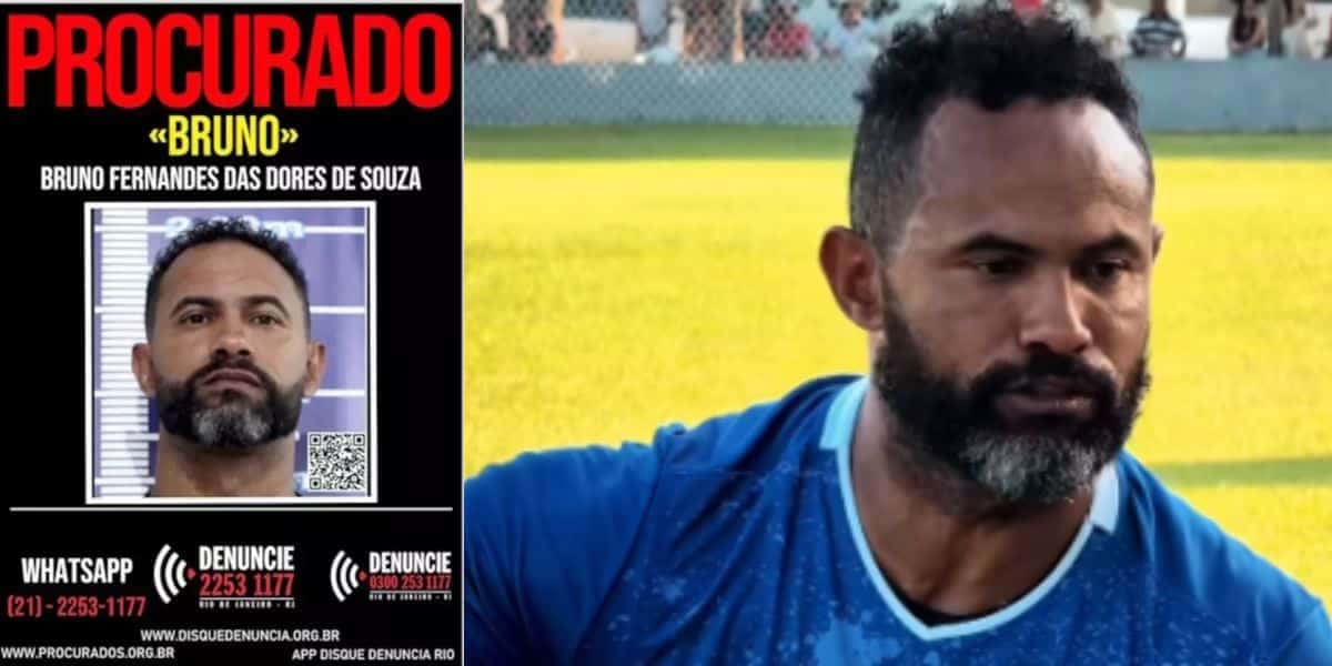 Cartaz de procurado do Goleiro Bruno (Reprodução: Instagram)