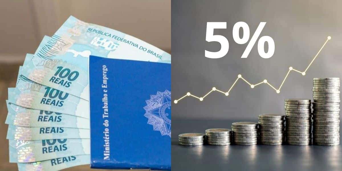 Reajuste de salário de 5% para estes trabalhadores (Reprodução: Montagem TV Foco)
