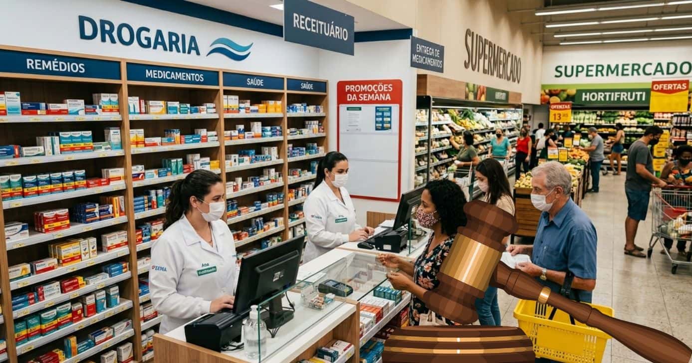 Lei sancionada em 2026 traz nova regra com liberação dentro dos supermercados (Foto Reprodução/Montagem/TV Foco/Canva/Paola)