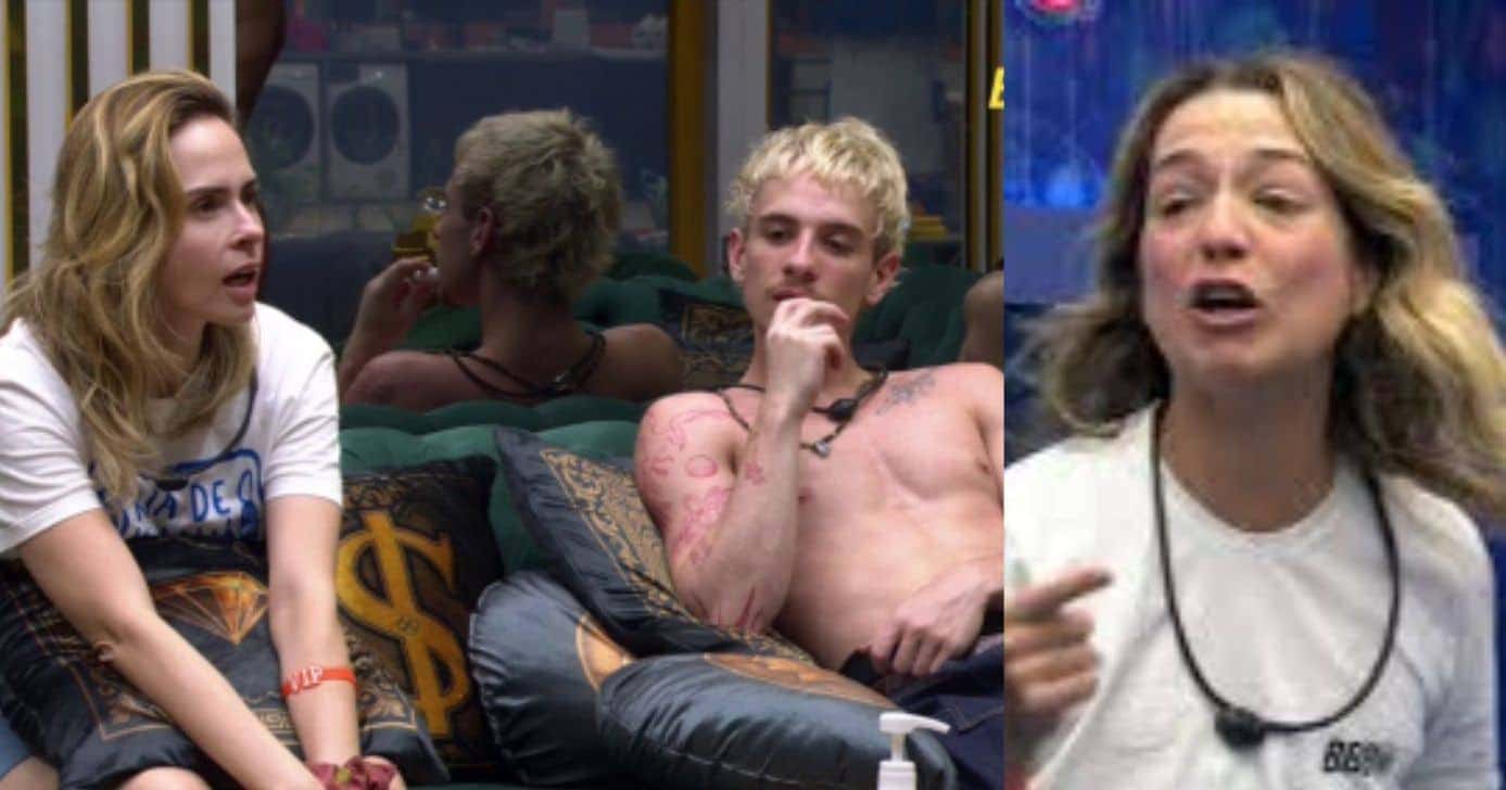 Ana Paula Renault, Juliano Floss e Samira no BBB26 (Fotos: Reproduções / Globo)