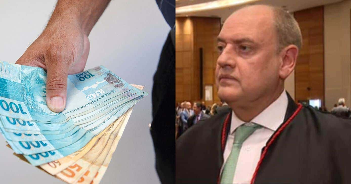 Homem segurando notas de real e Ricardo Couto (Fotos: Reproduções / Canva / Globo)
