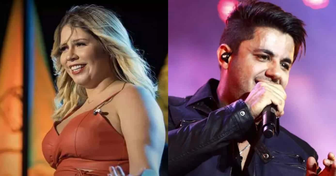 Marília Mendonça e Cristiano Araújo (Foto: YouTube)