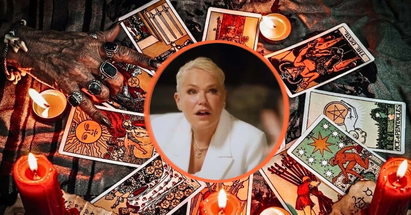 Bruxo faz previsão maligna sobre a Xuxa (Foto Reprodução/Montagem/Lennita/TV Foco/Canva/GMN/YouTube/Globo)
