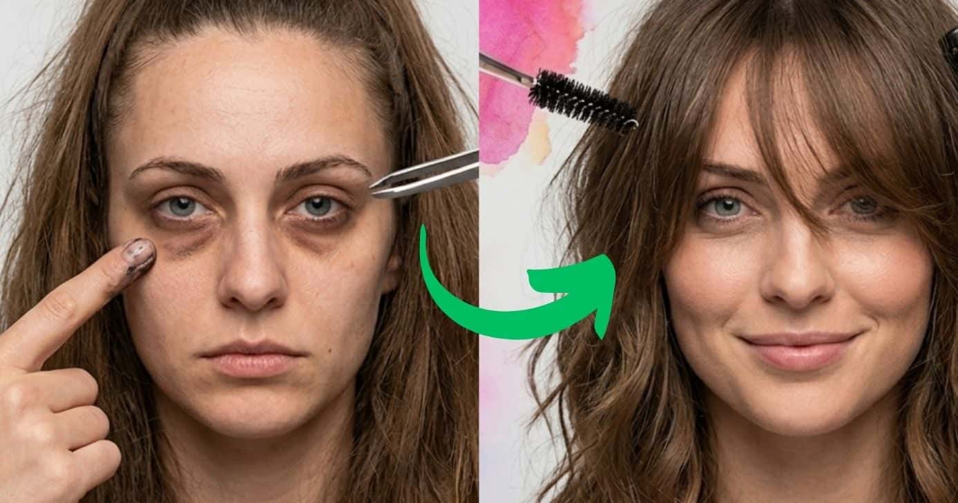 Veja os cortes que disfarçam olheiras (Foto Reprodução/Montagem/Lennita/TV Foco/Canva/GMN)