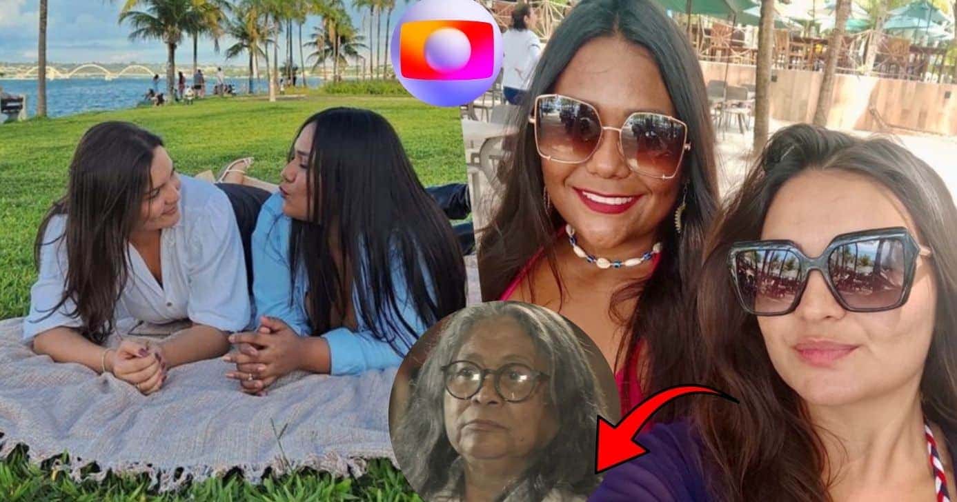 Chaiany ao lado da irmã e Marlene Mattos (Foto: Reprodução / Instagram / Globoplay)