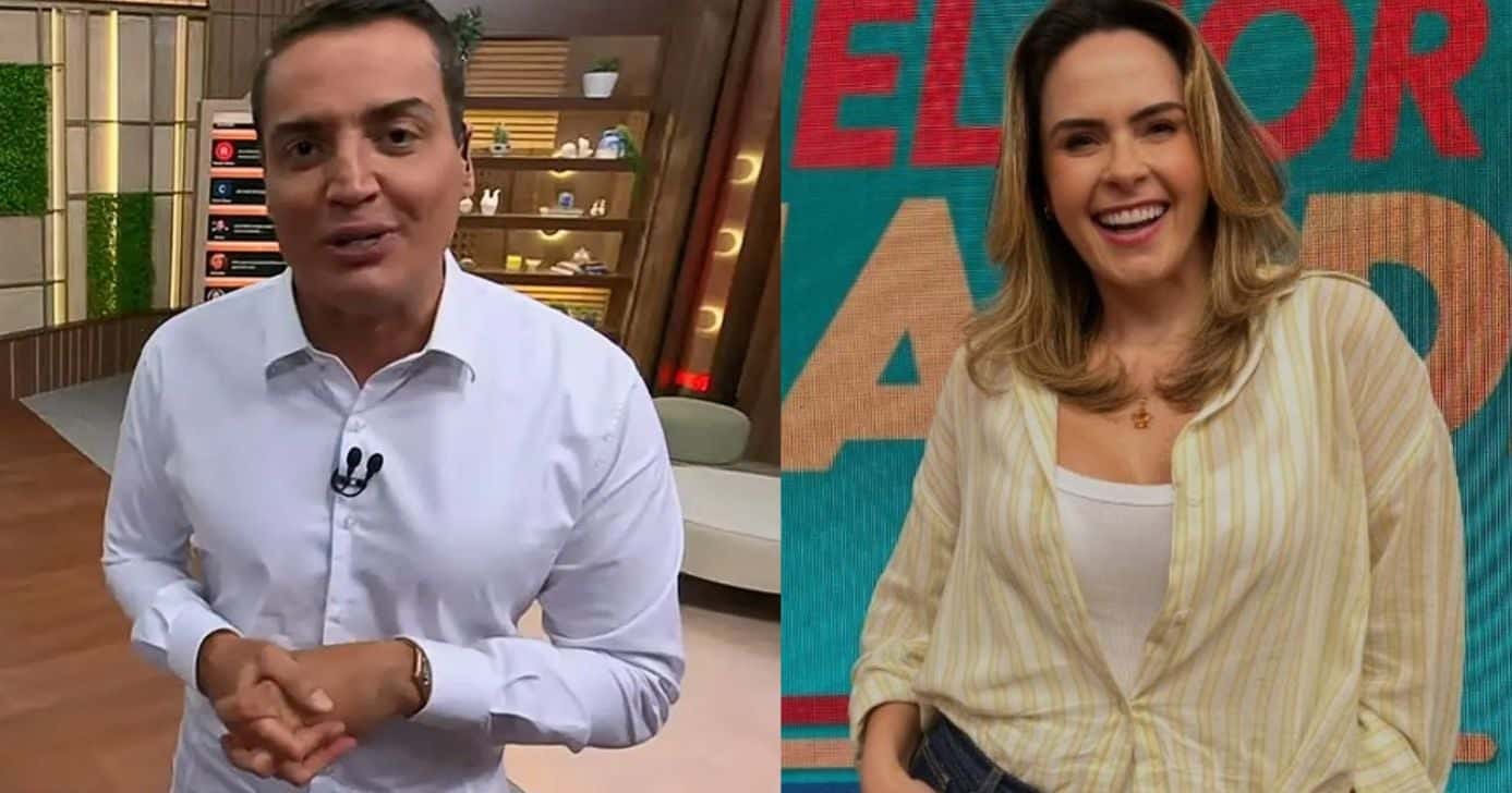 Leo Dias e Ana Paula Renault (Foto: Reprodução / Band)