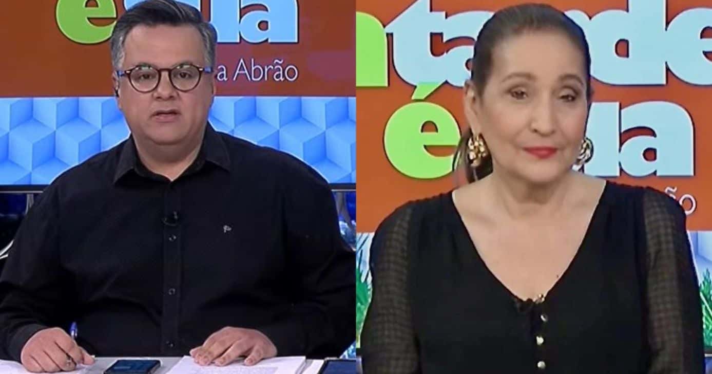 Vladimir Alves e Sonia Abrão (Foto: Reprodução / RedeTV!)