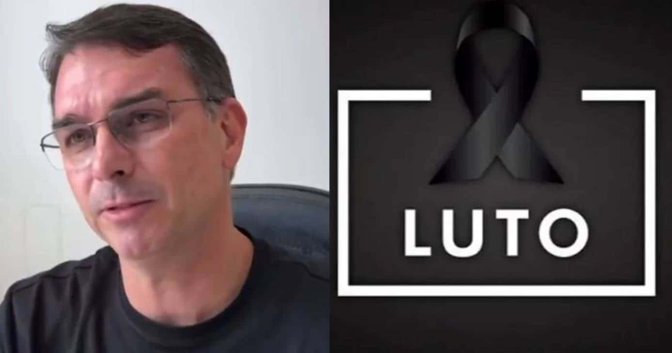 Luto: Flávio Bolsonaro comunica morte devastadora (Foto: Montagem/TV Foco)