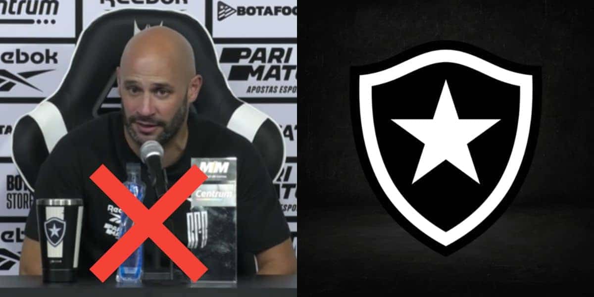 Franclim Carvalho, treinador do Botafogo (Foto - Reprodução YouTube Botafogo TV)