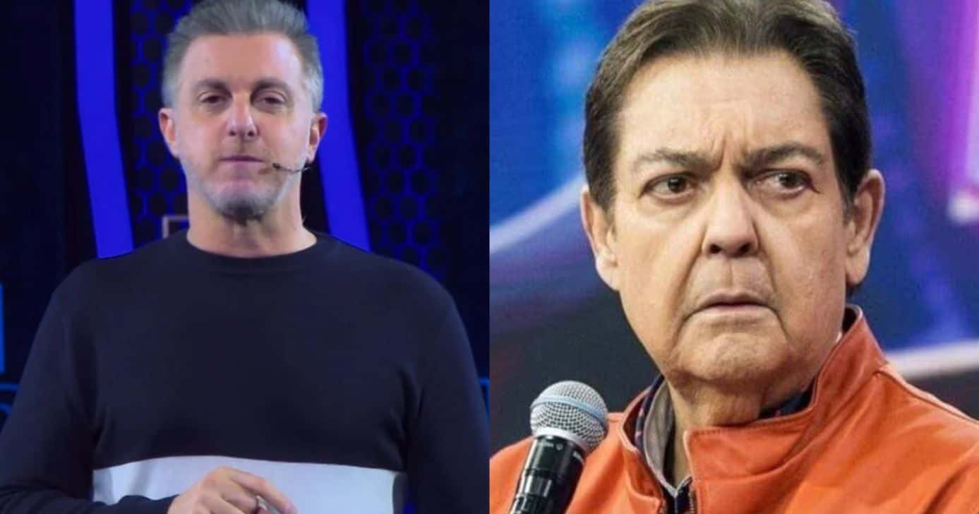 Luciano Huck e Faustão (Foto: Reprodução / Globo / Band)