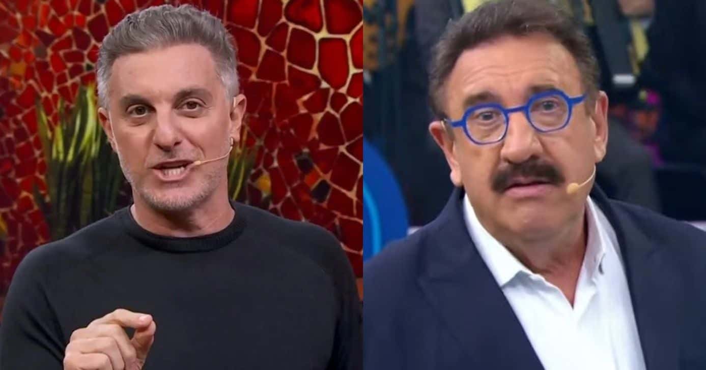 Luciano Huck e Ratinho (Foto: Reprodução / Globo / SBT)