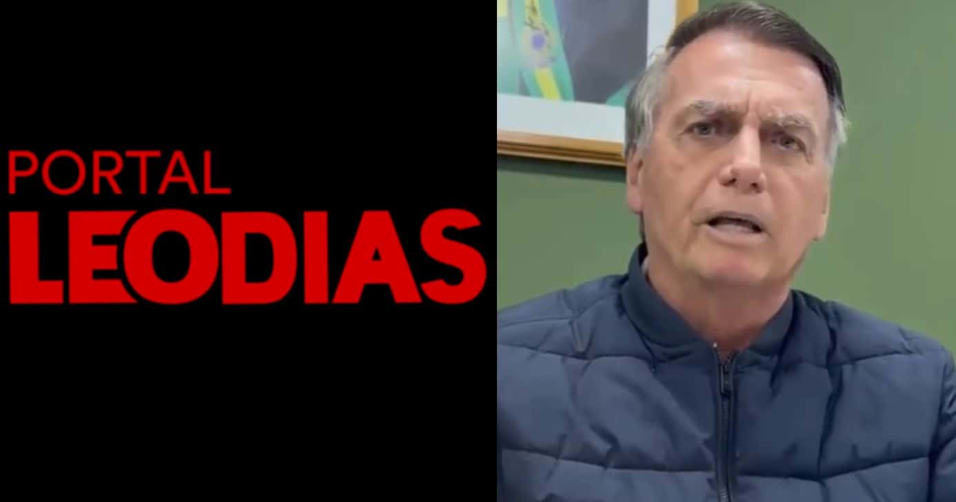 Logo do Portal Leo Dias e Bolsonaro (Foto: Reprodução / Instagram)