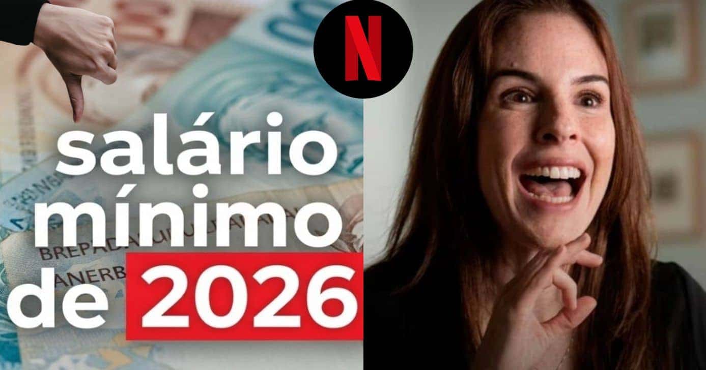 Ilustração de salário mínimo no Brasil valor recebido por Suzane Von Richthofen da Netflix (Foto: Reprodução / Canva / Netflix)