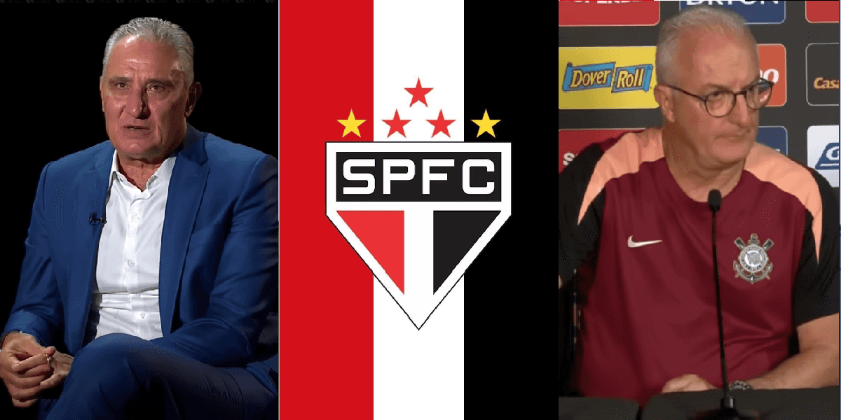 Tite e Dorival podem assumir o São Paulo? (Foto: Reprodução/ YouTube/ Globo/ Corinthians TV)