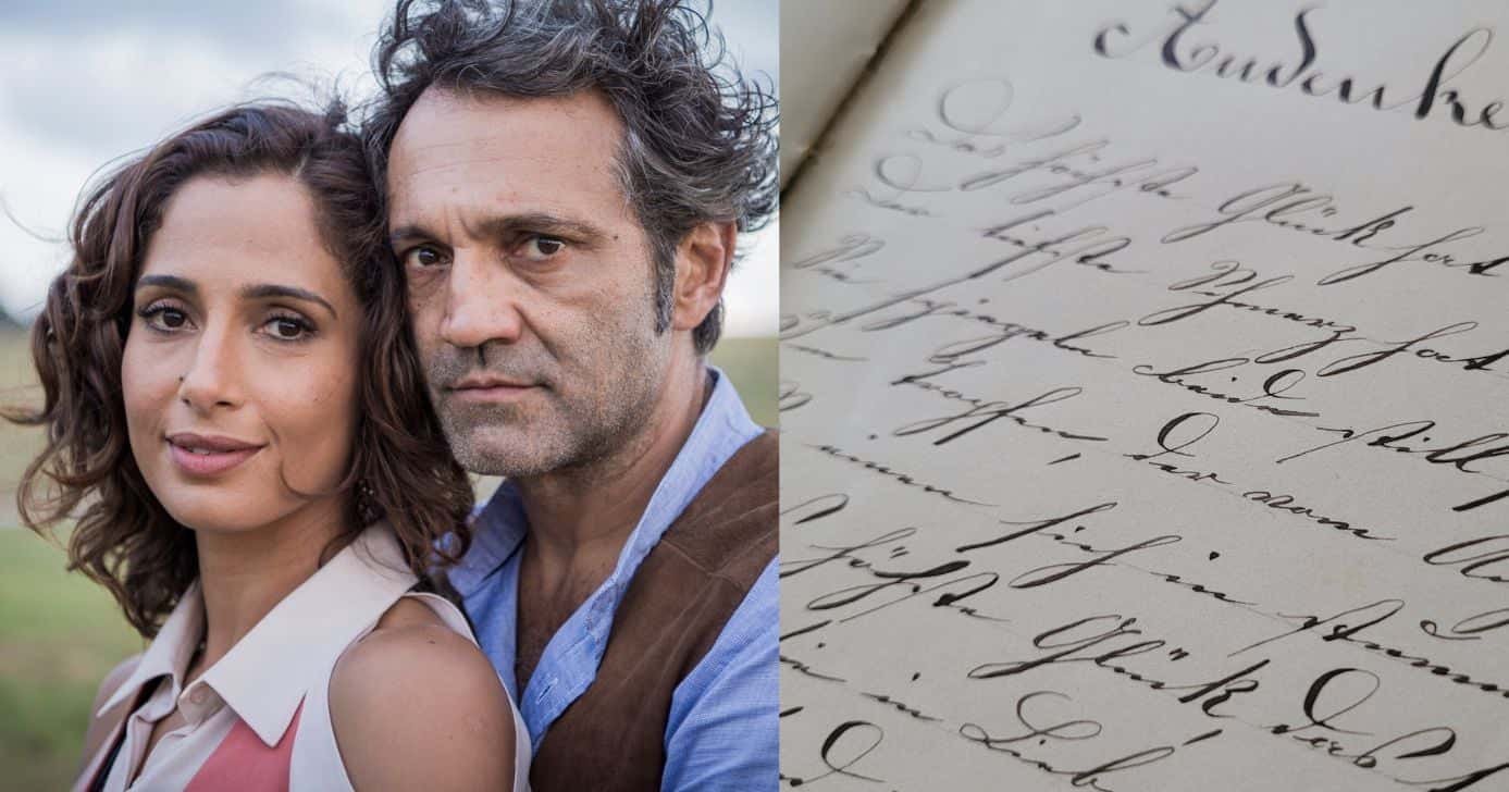Camila Pitanga, Domingues Montagner e carta (Fotos: Reproduções / Globo / Canva)