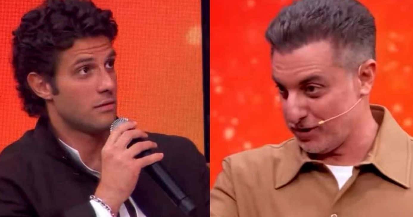 Chay Suede / Luciano Huck - Fotos: Globo