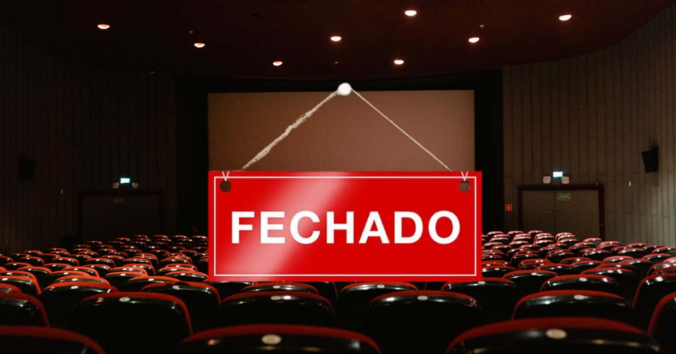 Ilustração cinema fechado (Foto: Canva)