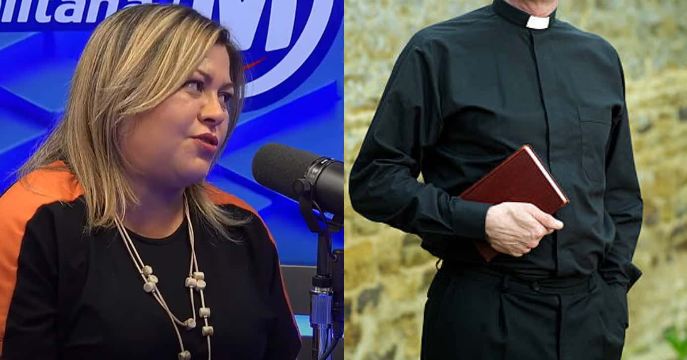 Lene Sensitiva expõe padre largando a batina (Foto: Divulgação)