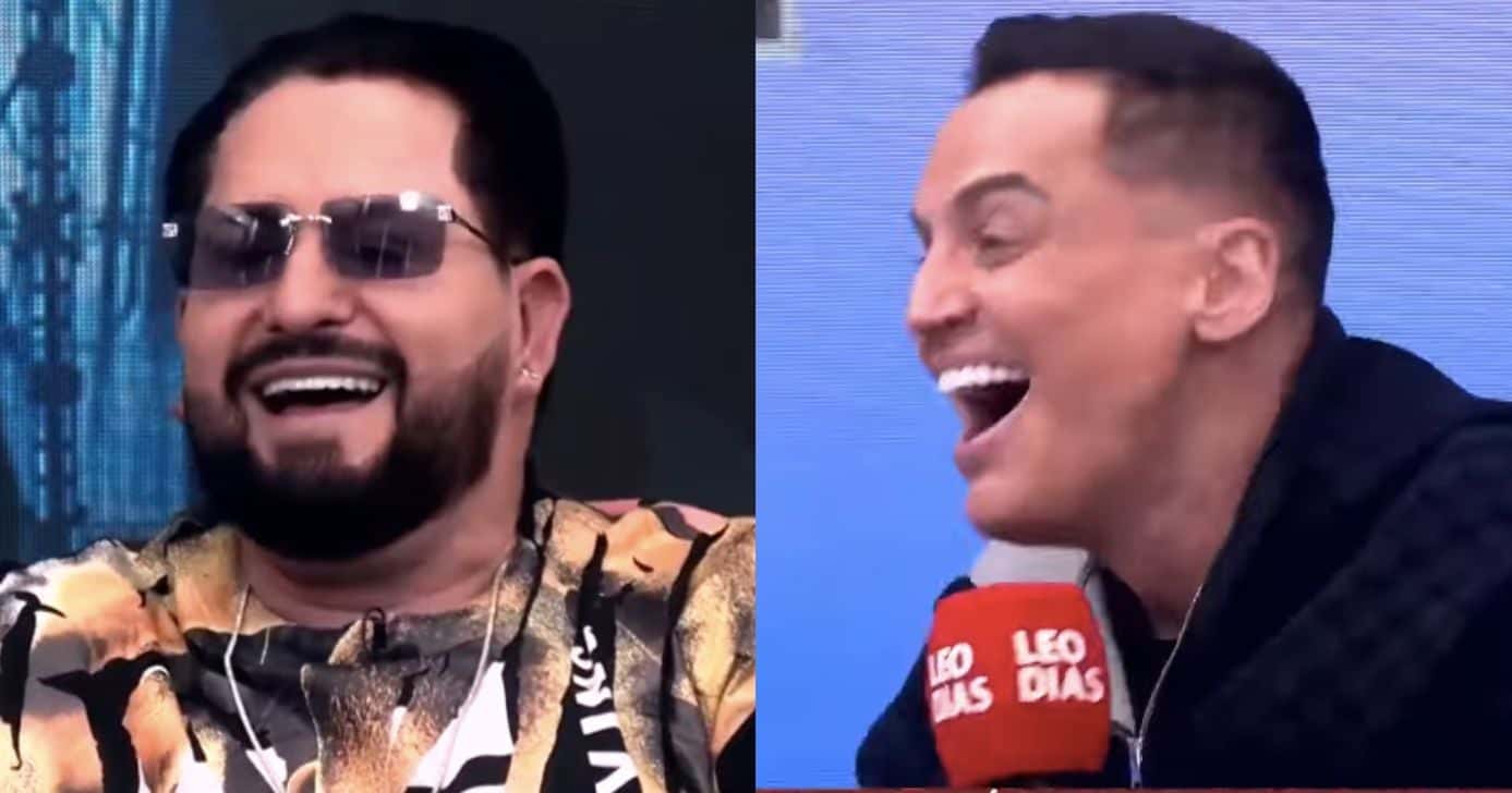 Marrone e Leo Dias no Melhor da Tarde (Fotos: Reproduções / Band)