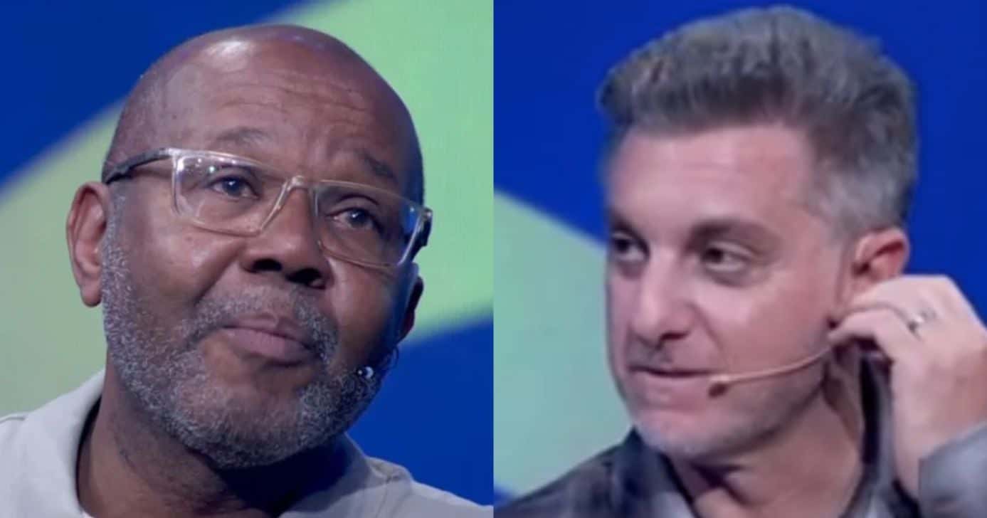 Osvaldo e Luciano Huck no quadro Quem Quer Ser Um Milionário (Fotos: Reproduções / Globo)