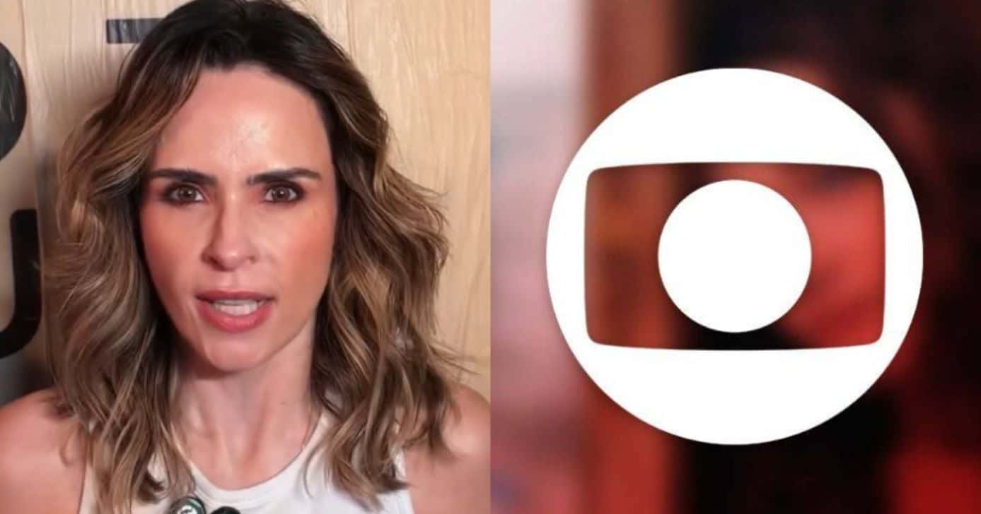 Ana Paula e logo da Globo (Foto: Reprodução / Instagram)