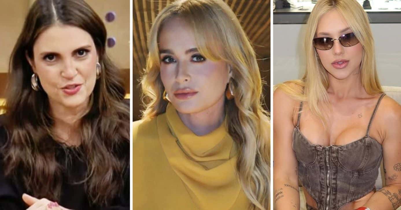 Chris Flores, Angélica e Virginia (Fotos: Reprodução / Band / Instagram)