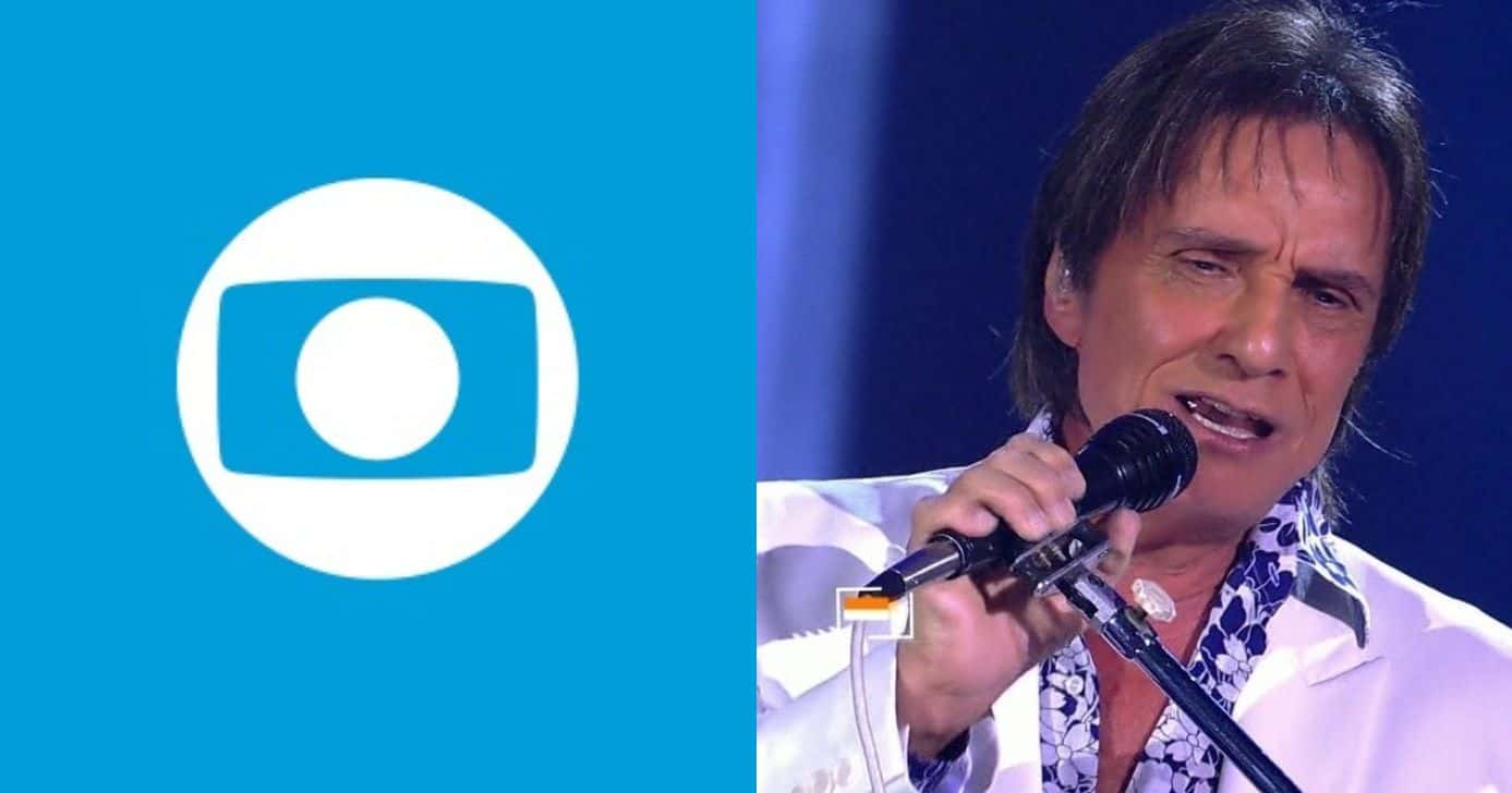 Logo da Globo e Roberto Carlos (Foto: Reprodução / Globo)