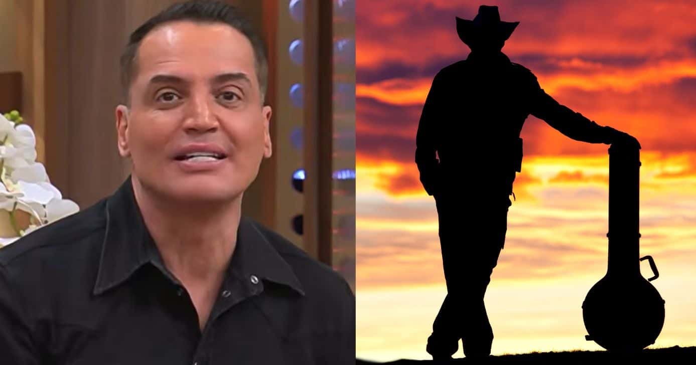Leo Dias e ilustração de sertanejo (Foto: Reprodução / Band / Canva)