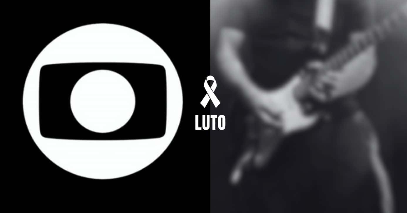Ilustração de Jornal da Globo confirma morte de estrela da música (Foto: Reprodução / Globo / Canva)