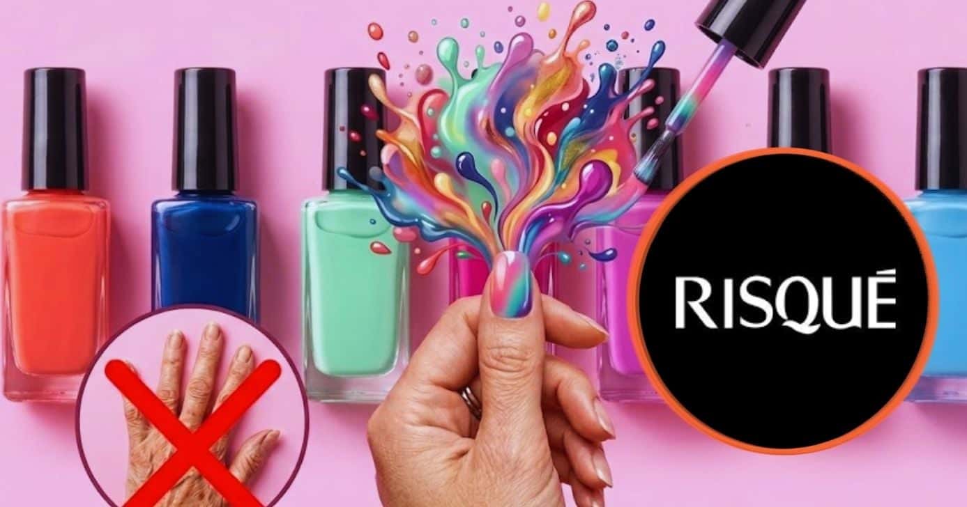 Cor de esmalte da Risqué rejuvenesce (Foto Reprodução/Montagem/Lennita/TV Foco/Canva/GMN/Freepik)