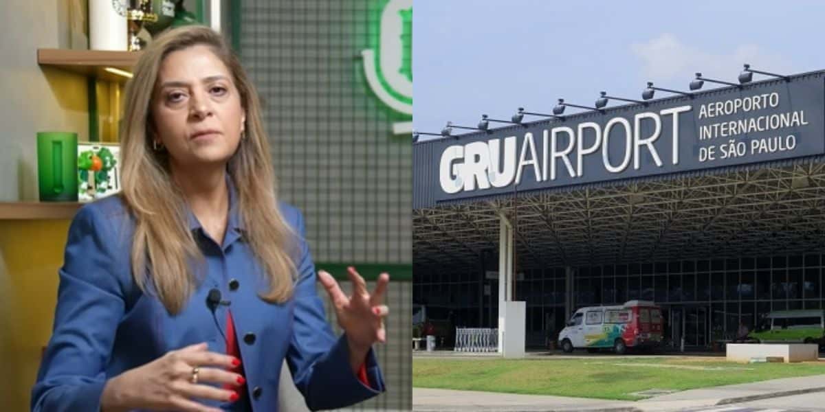 Leila Pereira prepara contratação para lotar o aeroporto ao Palmeiras (Reprodução: Caze TV)