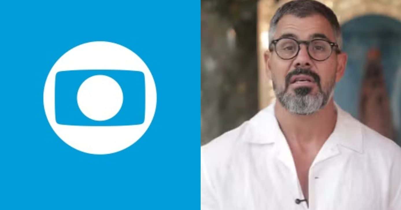 Logo da Globo e Juliano Cazarré (Foto: Reprodução / Globo / Instagram)