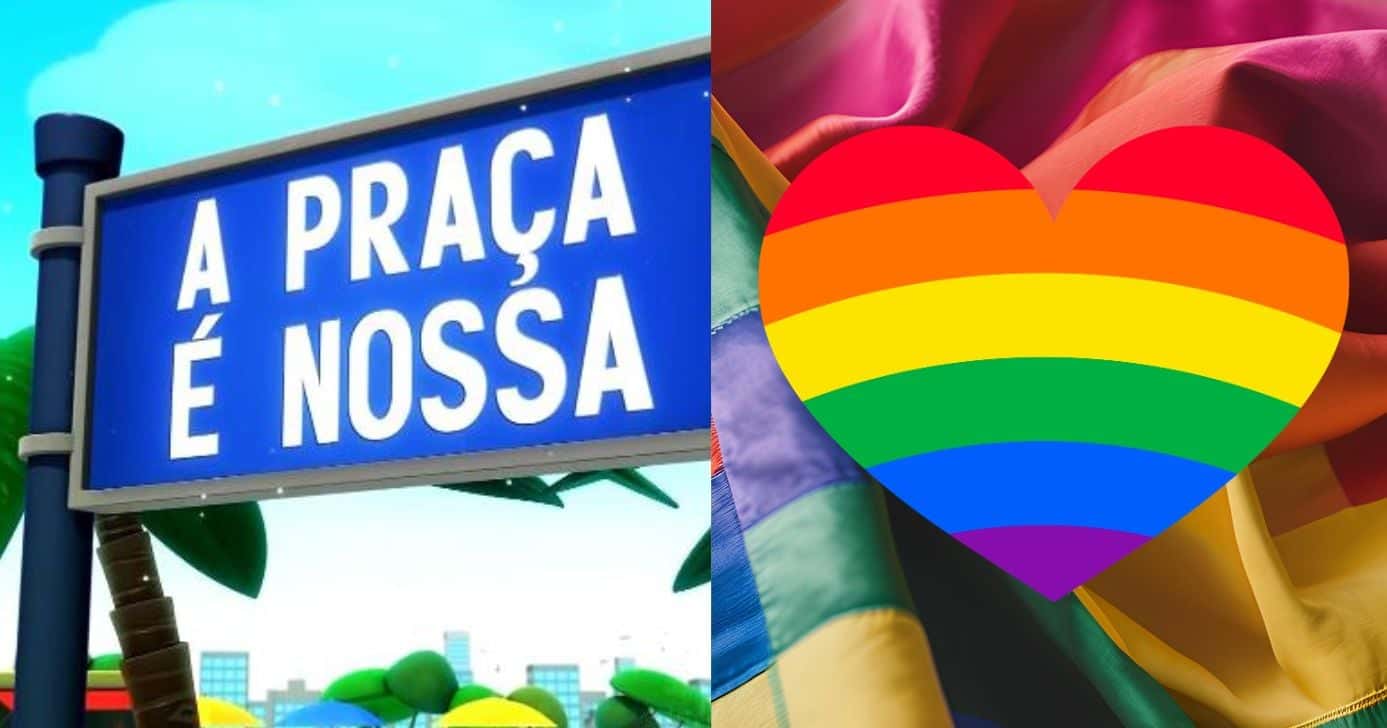 Logo da Praça é Nossa e LGBT (Foto: Reprodução / SBT / Canva)