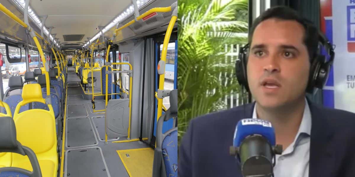 Eduardo Cavaliere dá fim a pagamento em ônibus no RJ (Reprodução: Band)