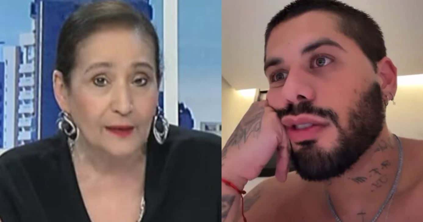 Sonia Abrão e Zé Felipe (Foto: Reprodução / RedeTV! / Instagram)