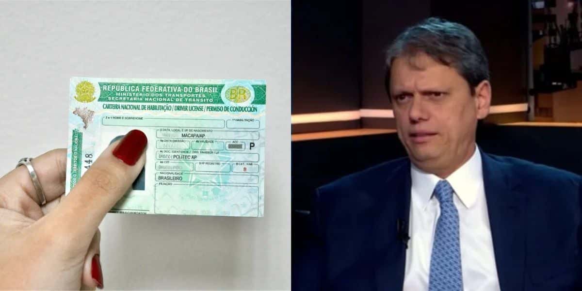 Tarcísio de Freitas aprova nova gratuidade da CNH em SP (Reprodução: Revista Oeste / Youtube)