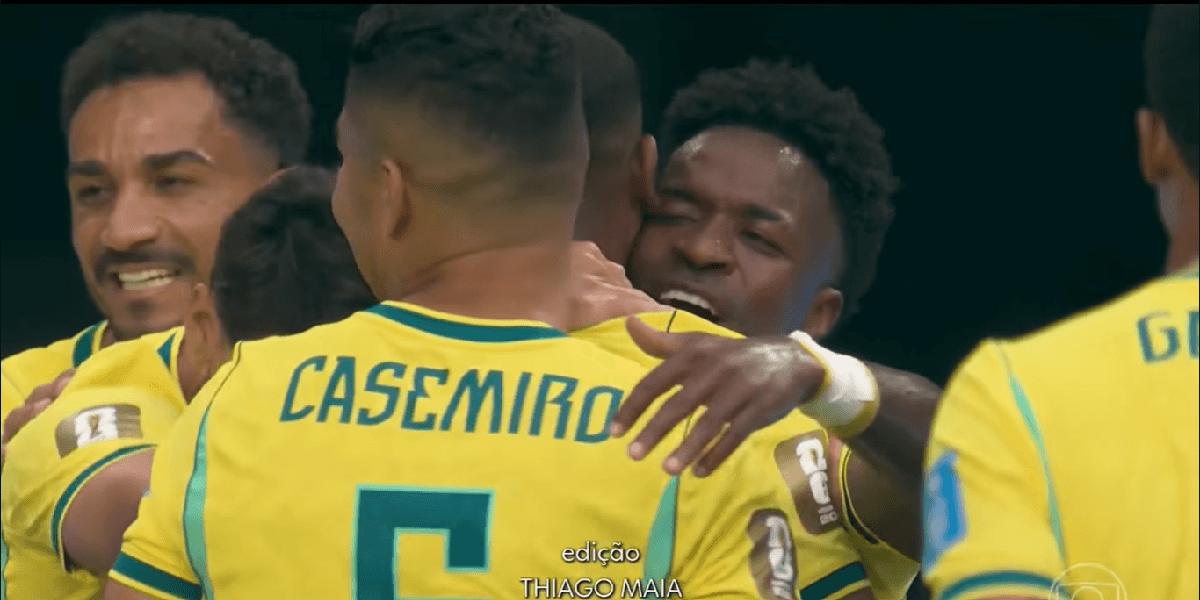 Elenco da seleção na Copa do Mundo (Foto: Reprodução/ YouTube/ Globo)