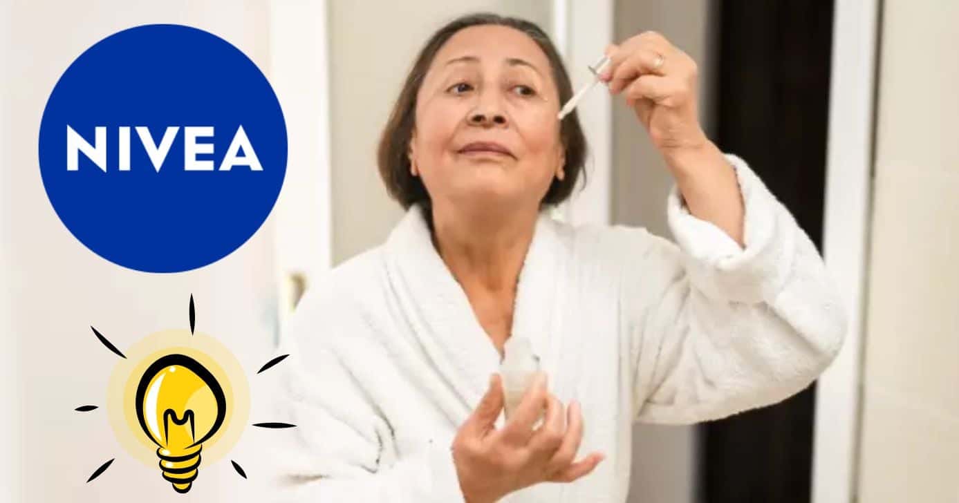 Efeito preenchimento com colágeno: Produto da Nívea reduz rugas do pescoço e garante pele firme (Foto Reprodução/Montagem/TV Foco/Canva/Paola)