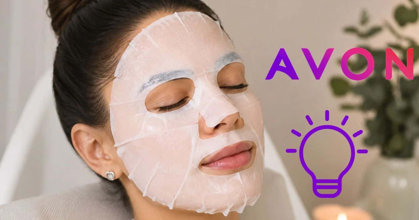 Lançamento com efeito coreano: Máscara de colágeno da Avon promete hidratação e pele uniforme (Foto Reprodução/Montagem/TV Foco/Canva/Paola)