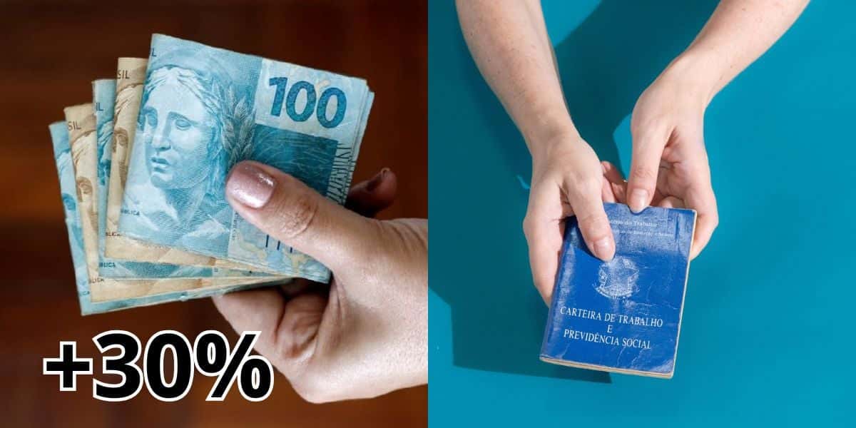 Lei trabalhista garante extra de 30% a estes CLTs (Reprodução: Montagem TV Foco)
