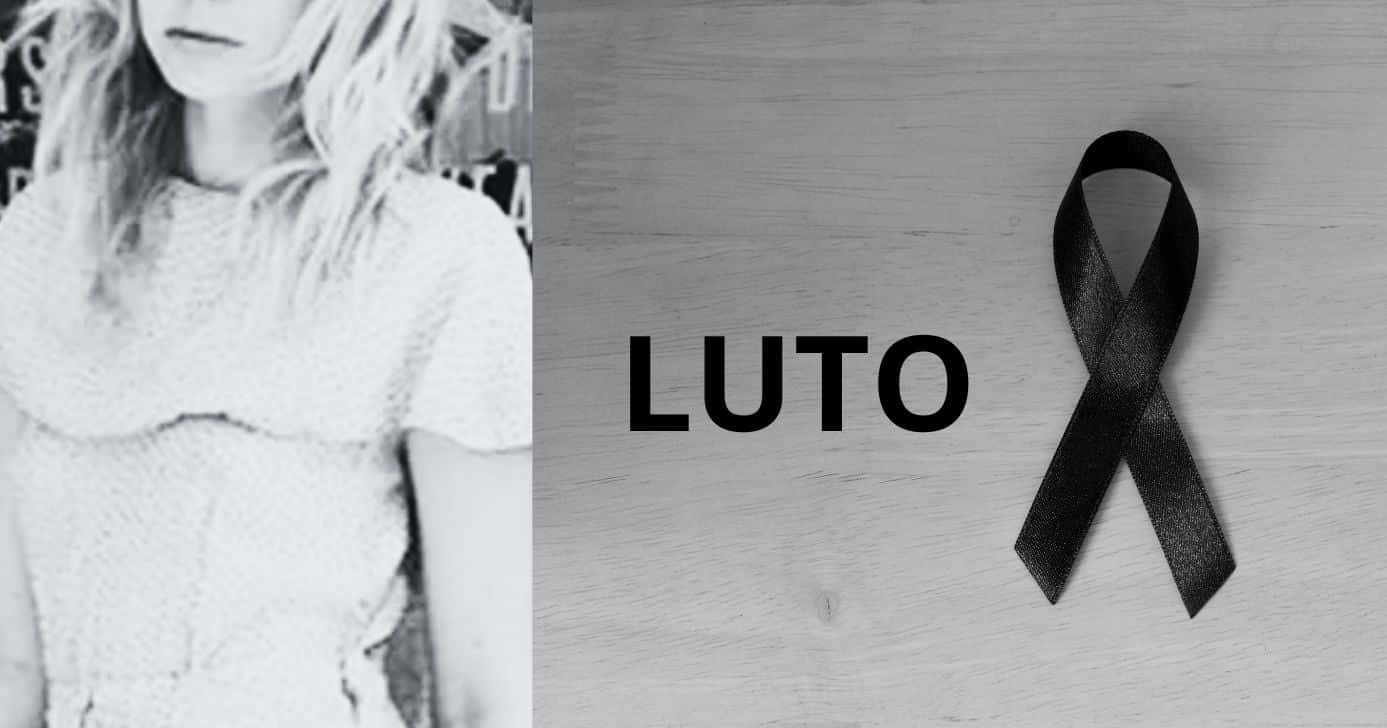 Daveigh Chase e imagem de luto (Fotos: Reproduções / Instagram / Canva)